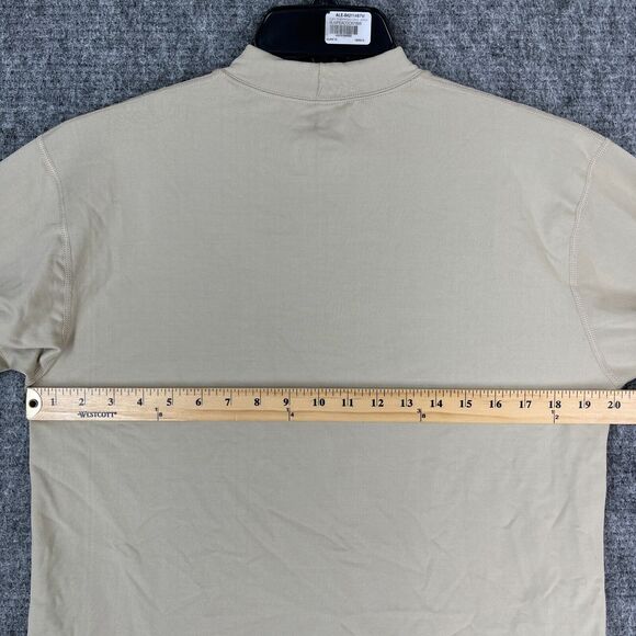 XGO Shirt Medium Mens Tan Crew-Neck Made USA Base‎ layer Acclimate Dry Outdoor - Picture 8 of 11